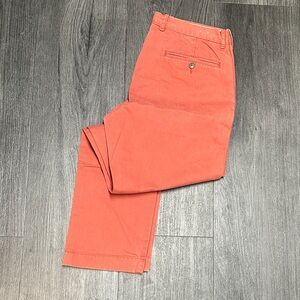 J Crew Men's Coral Pants Chinos